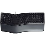 CHERRY KC 4500 ERGO toetsenbord USB QWERTZ Zwitsers Zwart