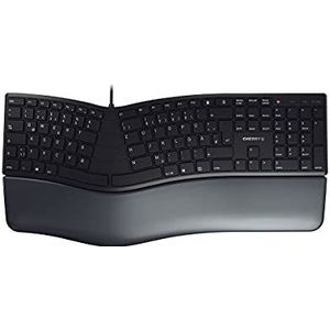 CHERRY KC 4500 ERGO toetsenbord USB QWERTZ Zwitsers Zwart