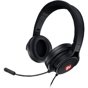 CHERRY JA-2200-2 On Ear headset Gamen Kabel 7.1 Surround Zwart Microfoon uitschakelbaar (mute), Volumeregeling, Vouwbaar
