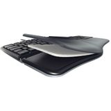 CHERRY KC 4500 ERGO toetsenbord Universeel USB QWERTY Spaans Zwart