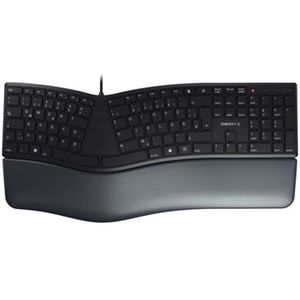 CHERRY KC 4500 ERGO toetsenbord Universeel USB QWERTY Spaans Zwart
