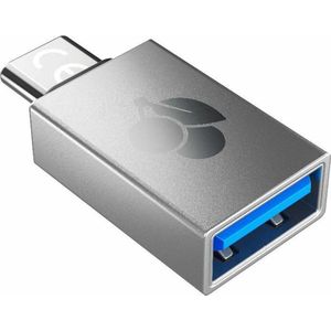 Cherry 61710036 tussenstuk voor kabels USB-A USB-C Zilver