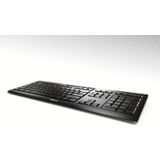 Cherry stream - toetsenbord - draadloos - 2.4 GHz - VS internationaal - CHERRY SX - zwart