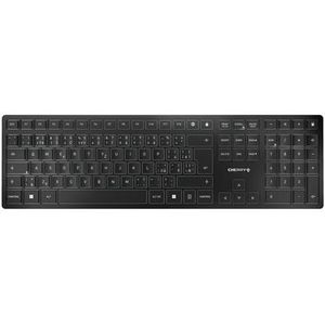 CHERRY - KW 9100 - Toetsenbord - Zwart-Zilver - Draadloos - QWERTY