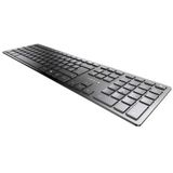 CHERRY KW 9100 SLIM toetsenbord RF draadloos + Bluetooth QWERTZ Duits Zwart