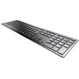 CHERRY KW 9100 SLIM toetsenbord Universeel RF-draadloos + Bluetooth AZERTY Frans Zwart