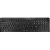 CHERRY KW 9100 SLIM toetsenbord Universeel RF-draadloos + Bluetooth AZERTY Frans Zwart