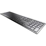 CHERRY KW 9100 SLIM toetsenbord RF draadloos + Bluetooth QWERTY Engels Zwart