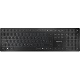 CHERRY KW 9100 SLIM toetsenbord RF draadloos + Bluetooth QWERTY Engels Zwart