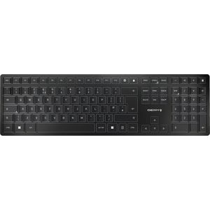 CHERRY KW 9100 SLIM toetsenbord RF draadloos + Bluetooth QWERTY Engels Zwart