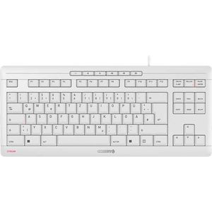 CHERRY STREAM KEYBOARD TKL toetsenbord Universeel USB QWERTZ Duits Wit
