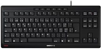 CHERRY STREAM KEYBOARD TKL toetsenbord Universeel USB QWERTZ Zwitsers Zwart