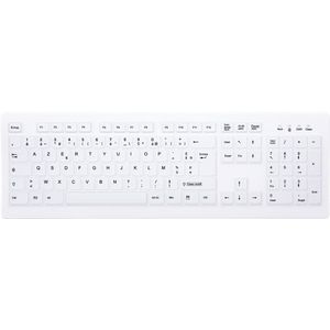 CHERRY AK-C8100F-FU1-W/FR toetsenbord RF Draadloos AZERTY Frans Wit