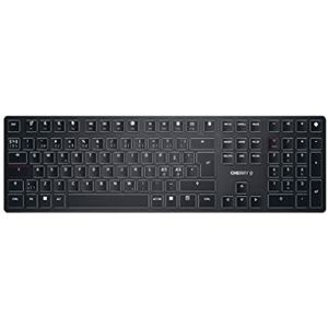 CHERRY KW X ULP toetsenbord USB + RF Wireless + Bluetooth QWERTY Scandinavisch Zwart