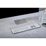 Cherry Kw 9100 Slim Mac Toetsenbord Zilver