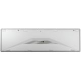 CHERRY - KW 9100 - Draadloos Toetsenbord - Zilverwit - Franse Lay-out (AZERTY), Oplaadbaar, Bluetooth, 24 GHz