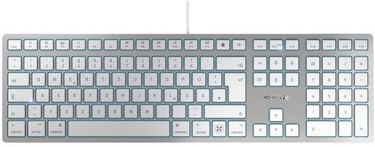 Cherry Kc 6000 Slim Mac Toetsenbord Zilver German QWERTZ