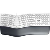 CHERRY KC 4500 ERGO toetsenbord USB QWERTZ Duits Wit