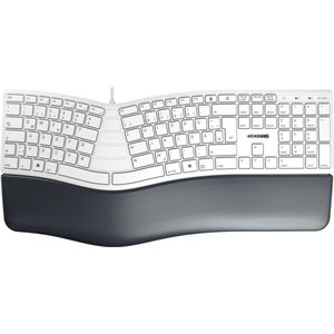 CHERRY KC 4500 ERGO toetsenbord USB QWERTZ Duits Wit