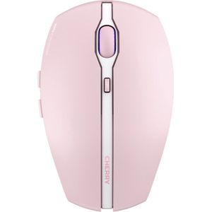 CHERRY GENTIX BT, draadloze Bluetooth-muis, multi-apparaatfunctie voor maximaal 3 eindapparaten, schakelbare resolutie (1000/2000 dpi), 7 knoppen en scrollwiel, werkt op batterijen, cherry blossom