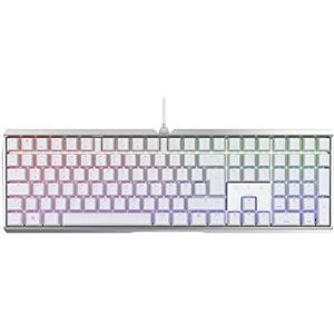 CHERRY MX BOARD 3.0 S, mechanisch gaming-toetsenbord met RGB-verlichting, Duitse indeling (QWERTZ), bedraad, robuuste aluminium behuizing, MX RED-schakelaars, wit