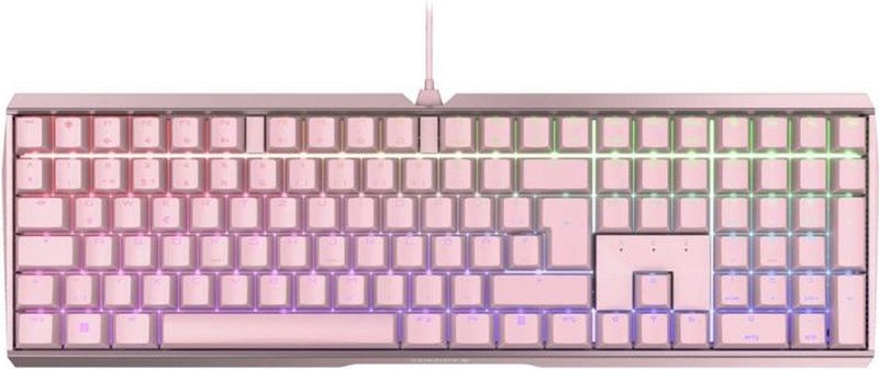 CHERRY MX 3.0S RGB toetsenbord Gamen USB QWERTZ Duits Roze