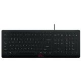 CHERRY - STREAM PROTECT - Toetsenbord - Zwart - Siliconen Bescherming