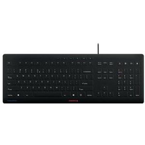 CHERRY - STREAM PROTECT - Toetsenbord - Zwart - Siliconen Bescherming