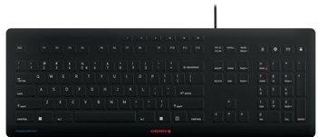 CHERRY - STREAM PROTECT - Toetsenbord - Zwart - Siliconen Bescherming