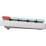 CHERRY MX-LP 2.1 Compact Wireless, Kabellose Gaming-Tastatur mit 69 Tasten, Deutsches Layout (QWERTZ), Mechanische MX LOW PROFILE SPEED Switches, Weiß
