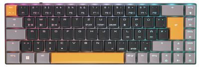 CHERRY MX LP Compact Wireless toetsenbord Gamen RF draadloos + Bluetooth QWERTZ Duits Zwart