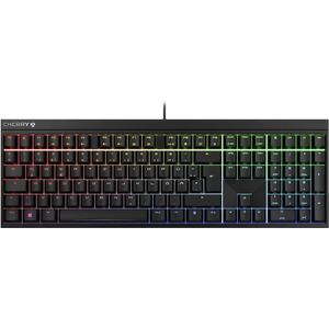 CHERRY MX 2.0S gaming toetsenbord met RGB-verlichting, Amerikaanse internationale lay-out (QWERTY), MX RED switches, zwart