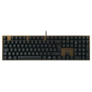 CHERRY KC 200 MX toetsenbord Universeel USB QWERTZ Duits Zwart, Brons