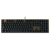 CHERRY KC 200 MX toetsenbord USB AZERTY Frans Zwart, Brons