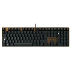 CHERRY KC 200 MX toetsenbord Universeel USB AZERTY Frans Zwart, Brons