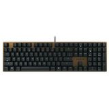 CHERRY KC 200 MX toetsenbord Universeel USB QWERTY Engels Zwart, Brons