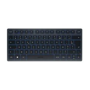 CHERRY KW 7100 MINI BT toetsenbord Universeel Bluetooth AZERTY Frans Blauw