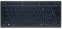 CHERRY KW 7100 MINI BT toetsenbord Universeel Bluetooth AZERTY Frans Blauw