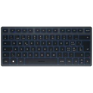 CHERRY KW 7100 MINI BT toetsenbord Bluetooth QWERTZ Zwitsers Blauw