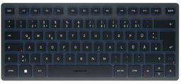 CHERRY KW 7100 MINI BT toetsenbord Universeel Bluetooth QWERTZ Duits Blauw