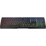 CHERRY MX 3.0S Wireless RGB, RF-draadloos + Bluetooth, Mechanische keyswitch, QWERTY, RGB LED, Zwart