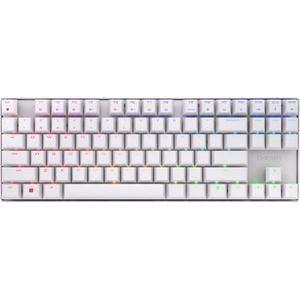 CHERRY MX 8.2 TKL Wireless RGB, Tenkeyless/toetsenbord zonder numeriek toetsenblok (80 - 87%), RF-draadloos + Bluetooth, Mechanische keyswitch, QWERTY, RGB LED, Wit