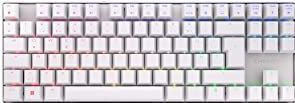 CHERRY MX 8.2 TKL Wireless, Kabellose Gaming-Tastatur ohne Nummernblock, Deutsches Layout (QWERTZ), mit Metallkoffer für Transport, MX RED Switches, Weiß