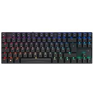CHERRY MX 8.2 TKL Wireless, Kabellose Gaming-Tastatur ohne Nummernblock, Deutsches Layout (QWERTZ), mit Metallkoffer für Transport, MX RED Switches, Schwarz
