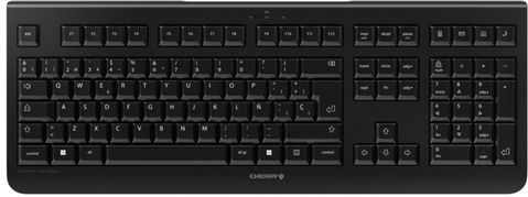 CHERRY KW 3000 toetsenbord Universeel RF Draadloos QWERTY Spaans Zwart