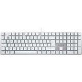 CHERRY KC 200 MX toetsenbord Universeel USB QWERTZ Duits Zilver, Wit