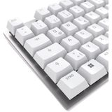 CHERRY KC 200 MX toetsenbord Universeel USB QWERTZ Duits Zilver, Wit
