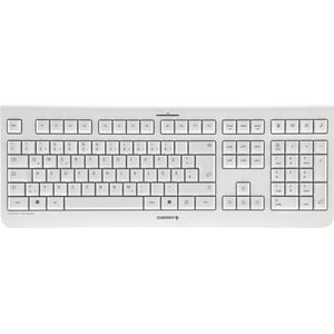 Cherry CHERRY KW 3000, WIN, QWERTZ Tastatur, Weiß