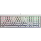 CHERRY - MX 2.0S - Mechanisch Gamingtoetsenbord - Wit - RGB-Verlichting - Duitse Lay-out