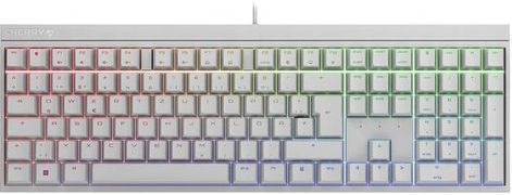 CHERRY - MX 2.0S - Mechanisch Gamingtoetsenbord - Wit - RGB-Verlichting - Duitse Lay-out
